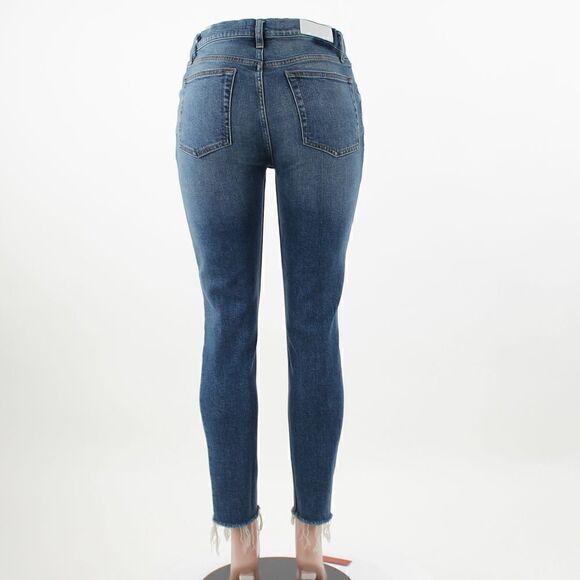 Re/Done High Waisted Distressed Jeans Size 29 - Picture 3 of 5